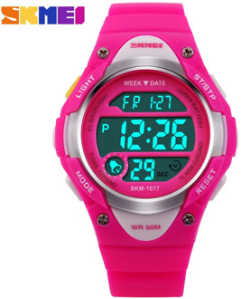 SKMEI Fashion Cute Children Watch Led Display Digital Watches Relogio Cartoon Watch Electronic Wristwatches Kids Sports Watches