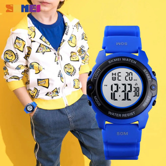 SKMEI Fashion Digital Boys Watches Time Chrono Children Watch Waterproof Camo Sports Hour Clock Boy Teenager Wristwatch 1574