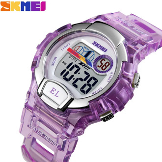 SKMEI Sport Kids Watch Girls Student Gifts Waterproof Alarm Clock Stopwatch Timing Watch LED Luminous Digital Watch Reloj