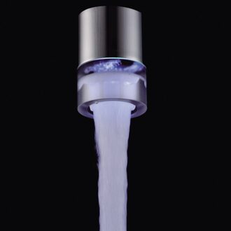 Skowll All-Koper Led Kleurrijke Kraan Lamp Bubbling Water, Kleur Veranderen Van Enkele Kop Nozzle HG-1001