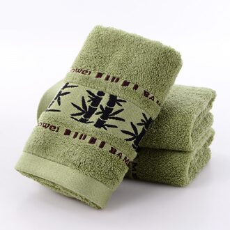 Sktn Bamboevezel Handdoeken Set Thuis Badhanddoeken Voor Volwassenen Gezicht Handdoek Dikke Absorberende Luxe Badkamer Handdoeken Machine Wasbaar groen