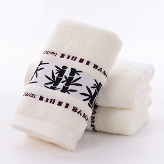 Sktn Bamboevezel Handdoeken Set Thuis Badhanddoeken Voor Volwassenen Gezicht Handdoek Dikke Absorberende Luxe Badkamer Handdoeken Machine Wasbaar wit