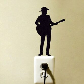 Sktn Meisje Spelen Viool Silhouet Schakelaar Sticker Spelen Trombone Silhouet Muurstickers Muziek Wall Art Decals Home Decor 2