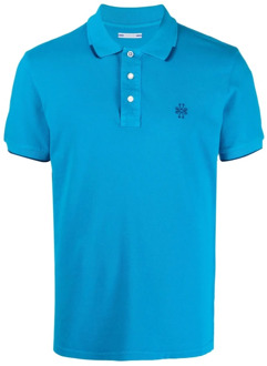 Sky Blue Polo Shirt Jacob Cohën , Blue , Heren - XL