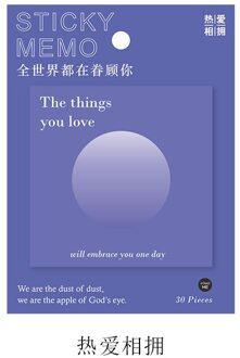 Skyisle U Zijn De Universe Post-It Notes Web Celebrity Meisje Hand Ins Wind Zhang Post-It Notes, is Een Creatieve Bericht Planeet Po