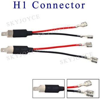 SKYJOYCE 2 STKS 10 STKS H1 HID Adapter Power Kabel Connectoren Voor H1 HID Xenon Lamp Auto Styling H1 Kabelboom Voor H1 HID Xenon Kit 50stk