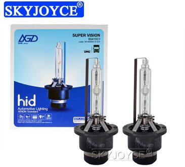 Skyjoyce 2Pcs 35W Xenon D2S Vervanging Hid Lamp D4S Xenon Hid Lampen 5500K Super Snelle Heldere d2R D4R Auto Koplampen