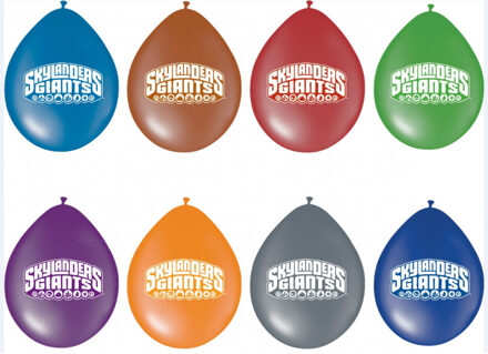 Skylanders Giants ballonnen - 8 stuks