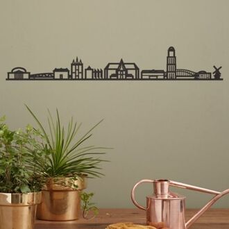 skyline Zwolle mini - Zwart MDF Bruin