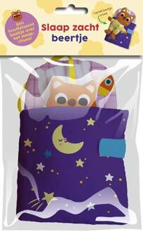Slaap lekker! Linnenboek met diertje om in bed te leggen: Slaap zacht, beertje - (ISBN: 9789403245140)