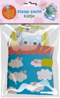 Slaap lekker! Linnenboek met diertje om in bed te leggen: Slaap zacht, katje - (ISBN: 9789403245133)