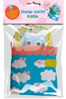 Slaap Lekker! Linnenboek Met Diertje Om In Bed Te Leggen: Slaap Zacht, Katje