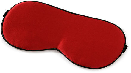 Slaap Masker 100% Natuurlijke Moerbei Zijde Zachte Blinddoek Slapen Oogmasker Voor Reizen Home Sleep Aid Gezondheid Slaapmasker Ogen Cover rood
