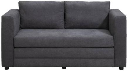 Slaapbank Sirena - Antraciet - 72x139x69 Cm - Polyester - Grijs