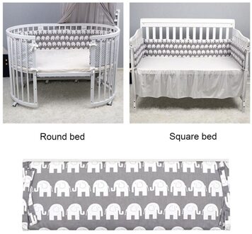 Slaapkamer Cot Protector Comfortabele Home Decor Kussen Kussens Kids Pasgeboren Baby Bed Bumper Hek Wieg Zacht Slapen Accessoires 1