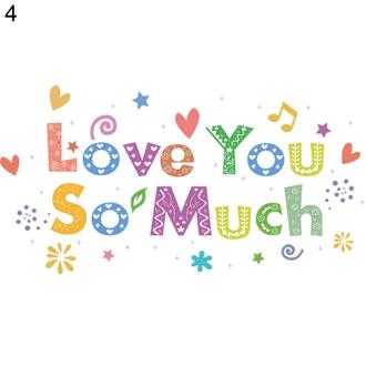 ! Slaapkamer Decals Praktische Prachtige Multifunctionele Zelfklevende Muur Sticker Voor Anniversary 4