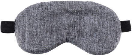 Slaapmasker Fluweel - grijs - oogmasker - voor onderweg en thuis
