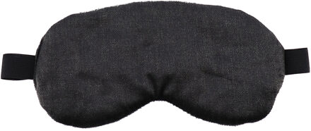 Slaapmasker Fluweel - zwart - oogmasker - voor onderweg en thuis