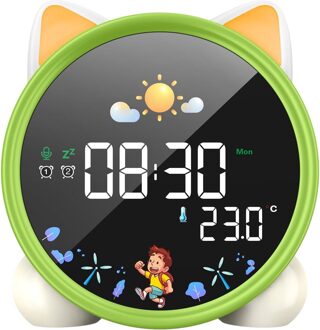 Slaaptrainer - Slaaptrainer Kinderen - Slaapwekker - Kinderwekker - Nachtlampje - Digitale Wekker