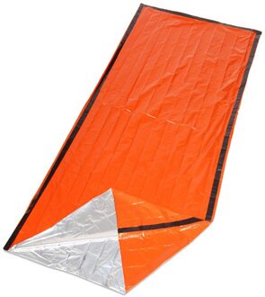 Slaapzak Ehbo Keep Warm Camping Hergebruik Slaapzak Pe Aluminium Film Tent Draagbare Outdoor Wandelen Bescherming oranje