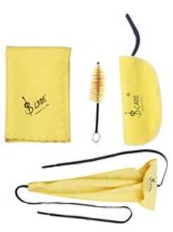 SLADE 4 stks/set Saxofoon Cleaning Kit Sax Schone Doek Borstel Set voor Alto Tenor Sopraan Saxofoon Onderhoud Accessoires