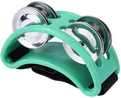 Slaginstrumenten Accessoire Manycolor Elliptische Cajon Box Drum Metgezel Jingle Tamboerijn Hand Voet Davul Tamboerijn Drum groen