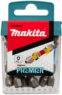 Slagschroefbits PZ1x50mm | Impact Premier | 10 stuks - E-25993