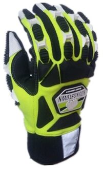 Slagvast. Cut Slip. Anti-Vibratie. Hoge Zichtbaarheid. Ontworpen Voor Totaal Hand Bescherming Handschoen (Xx-Grote Groene)