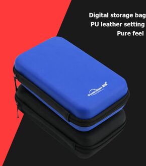Slagvastheid Harde Schijf Carry Case Anti-Zweet Pouch Anti-Vingerafdruk Voor 2.5 Inch Mobiele Drive Power Bank beschermende Opslag