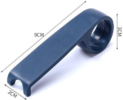 Slak Vorm Wc Deksel Lifter Flip Handvat Anti-Vuile Sanitaire Closestool Toilet Seat Cover Lift Handvat Thuis Badkamer Accessoires donker blauw