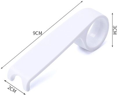 Slak Vorm Wc Deksel Lifter Flip Handvat Anti-Vuile Sanitaire Closestool Toilet Seat Cover Lift Handvat Thuis Badkamer Accessoires wit