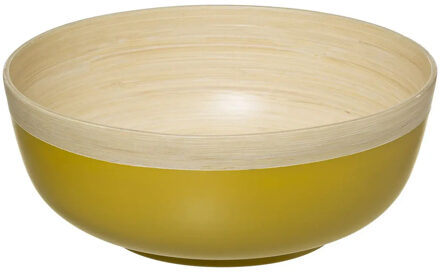 Slakom/serveer schaal- Bamboe - D30 cm