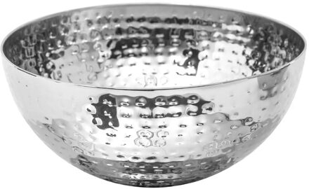 Slakom/serveer schaal- rvs metaal - D29 cm