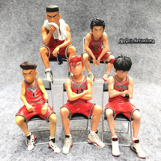 Slam Dunk Hanamichi Sakuragi Rukawa Kaede Mitsui Hisashi Akagi Takenori Miyagi Ryota Action Figure Collectible Model Toy