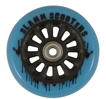 Slamm Nycore Plastic Wheel 100MM Excl. Lager Step Wielen 100 Blauw