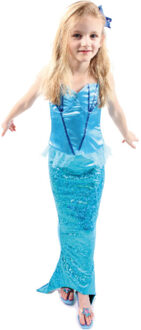 Slammer Jurkje Zeemeermin Blauw 3-6 Jaar
