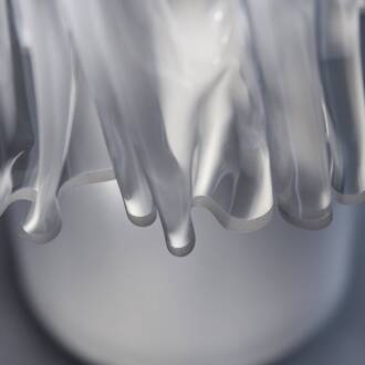 Slamp Accordéon Table Prisma tafellamp transparant, wit