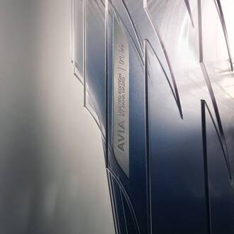 Slamp Avia Edition M Blue hanglamp blauw