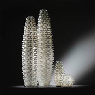 Slamp Cactus - designer-vloerlamp, hoogte 180 cm opaal wit