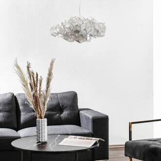 Slamp Drusa - designer-hanglamp, wit wit / opaal
