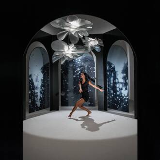 Slamp Étoile Large - designer-hanglamp, 90 cm transparant