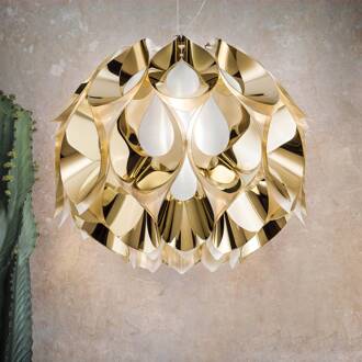 Slamp Flora - design-hanglamp, goud, 50 cm