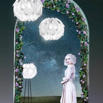 Slamp Flora - ontwerper-vloerlamp, wit