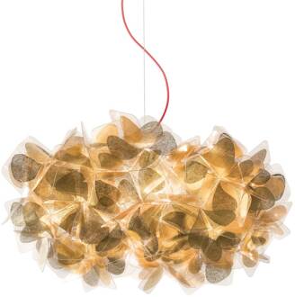 Slamp hanglamp Clizia Mama Non Mama, Ø53cm, goud/rood goud, rood