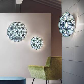 Slamp La Vie Mini plafondlamp, breedte 34cm, blauw