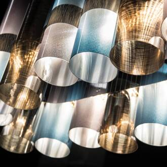 Slamp LED hanglamp La Lollo, tin kleur, 100 cm