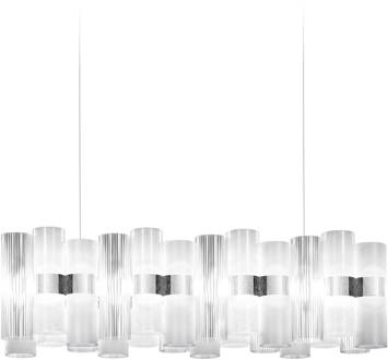 Slamp LED hanglamp La Lollo, wit, 100 cm