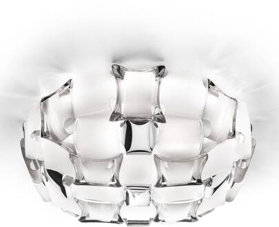 Slamp Mida plafondlamp, Ø 67 cm, platina/wit platina, wit