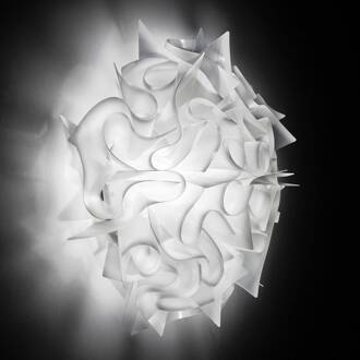 Slamp Veli - design wandlamp, Ø 32 cm, wit