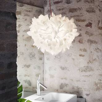 Slamp Veli Foliage hanglamp wit-rood Ø 55cm wit, rood